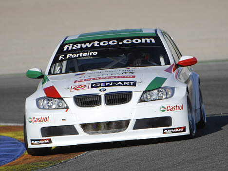 Første løb i WTCC for Porteiro